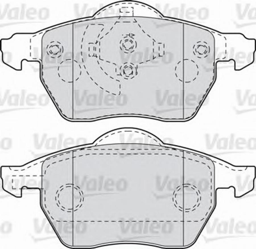 Valeo 540797 - Тормозные колодки, дисковые, комплект autospares.lv