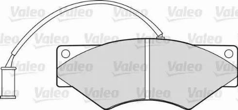 Valeo 541641 - Тормозные колодки, дисковые, комплект autospares.lv