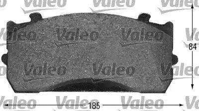 Valeo 541659 - Тормозные колодки, дисковые, комплект autospares.lv