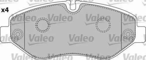 Valeo 541734 - Тормозные колодки, дисковые, комплект autospares.lv