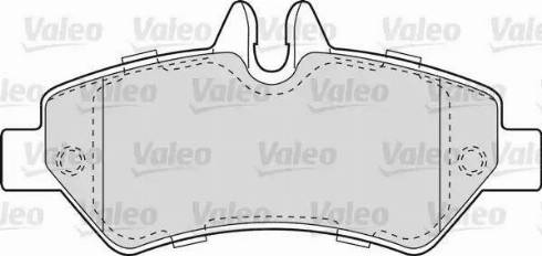 Valeo 541728 - Тормозные колодки, дисковые, комплект autospares.lv