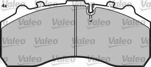 Valeo 548679 - Тормозные колодки, дисковые, комплект autospares.lv