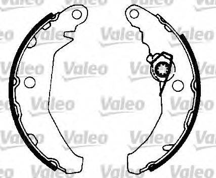 Valeo 554687 - Комплект тормозных колодок, барабанные autospares.lv