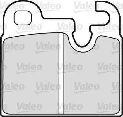 Valeo 598097 - Тормозные колодки, дисковые, комплект autospares.lv
