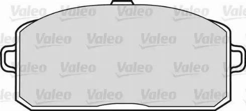Valeo 551504 - Тормозные колодки, дисковые, комплект autospares.lv