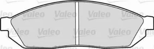 Valeo 598223 - Тормозные колодки, дисковые, комплект autospares.lv