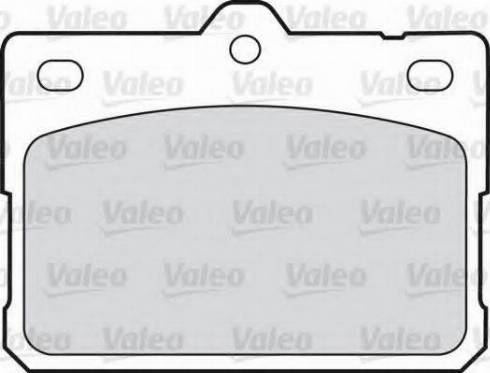 Valeo 551647 - Тормозные колодки, дисковые, комплект autospares.lv