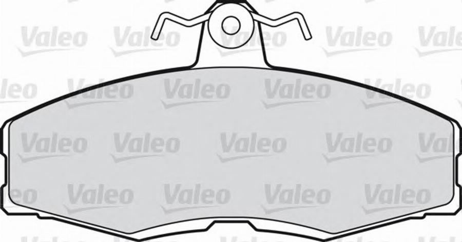 Valeo 551665 - Тормозные колодки, дисковые, комплект autospares.lv