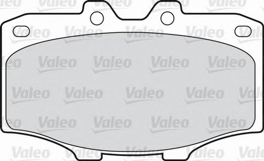 Valeo 551662 - Тормозные колодки, дисковые, комплект autospares.lv