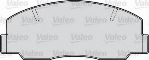 Valeo 551688 - Тормозные колодки, дисковые, комплект autospares.lv