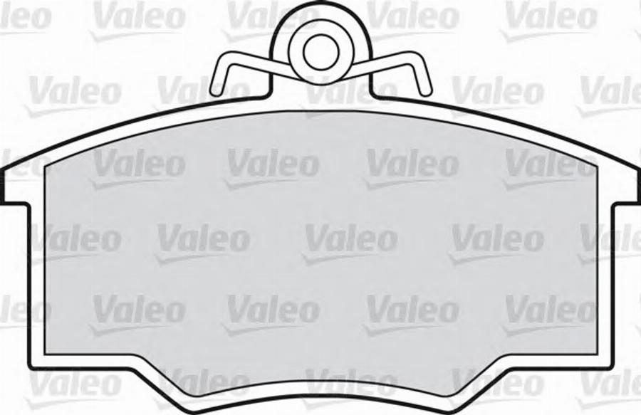 Valeo 551634 - Тормозные колодки, дисковые, комплект autospares.lv