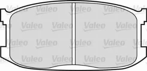 Valeo 551006 - Тормозные колодки, дисковые, комплект autospares.lv