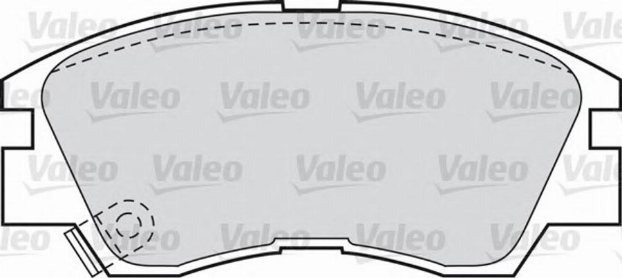 Valeo 551741 - Тормозные колодки, дисковые, комплект autospares.lv