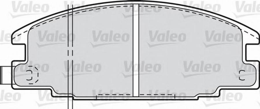 Valeo 551759 - Тормозные колодки, дисковые, комплект autospares.lv