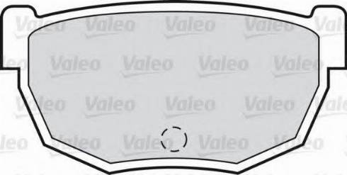 Valeo 551703 - Тормозные колодки, дисковые, комплект autospares.lv