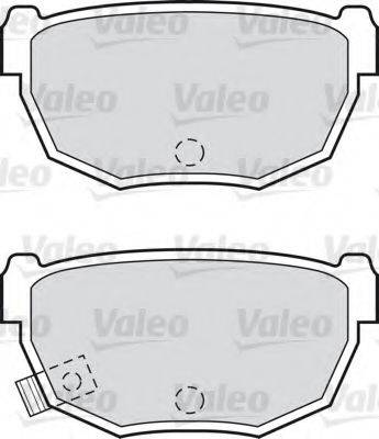 Valeo 551702 - Тормозные колодки, дисковые, комплект autospares.lv