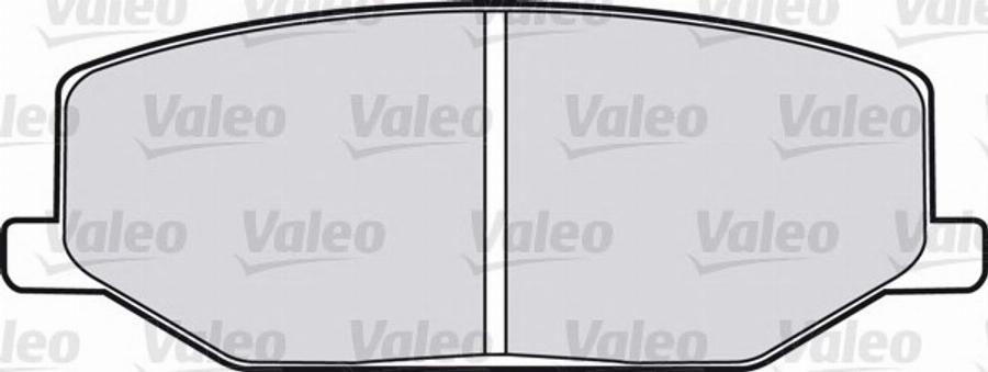 Valeo 551707 - Тормозные колодки, дисковые, комплект autospares.lv