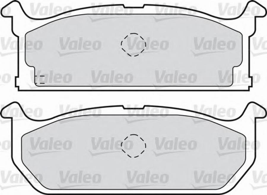 Valeo 551720 - Тормозные колодки, дисковые, комплект autospares.lv