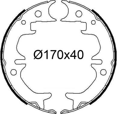 Valeo 564326 - Комплект тормозных колодок, барабанные autospares.lv