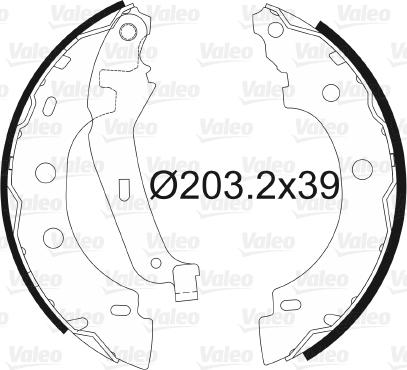 Valeo 562642 - Тормозные колодки, дисковые, комплект autospares.lv