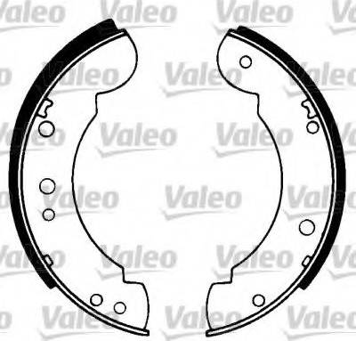 Valeo 562674 - Комплект тормозных колодок, барабанные autospares.lv