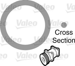 Valeo 509154 - Прокладка, трубопровод охлаждающей жидкости autospares.lv