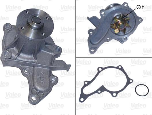 Valeo 506942 - Водяной насос autospares.lv