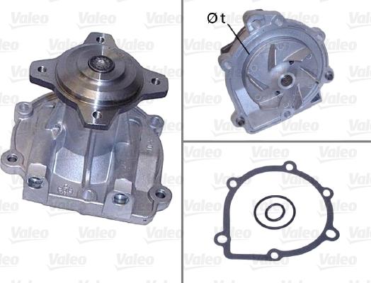 Valeo 506904 - Водяной насос autospares.lv