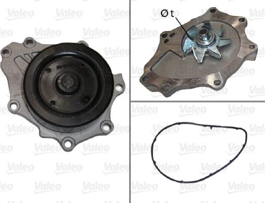 Valeo 506905 - Водяной насос autospares.lv