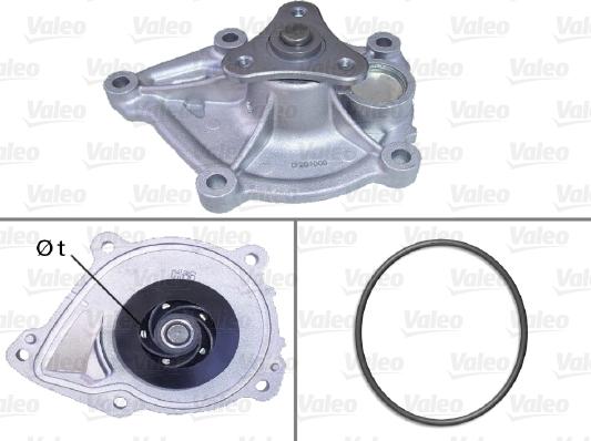 Valeo 506914 - Водяной насос autospares.lv