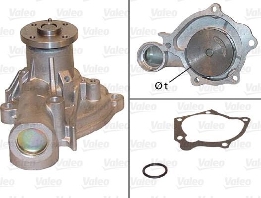 Valeo 506936 - Водяной насос autospares.lv