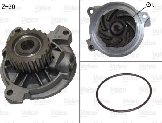 Valeo 506920 - Водяной насос autospares.lv