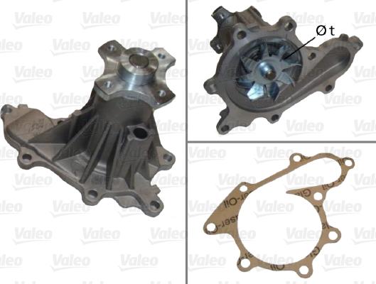 Valeo 506927 - Водяной насос autospares.lv