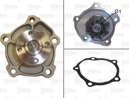 Valeo 506975 - Водяной насос autospares.lv