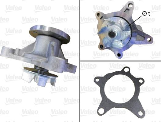 Valeo 506977 - Водяной насос autospares.lv