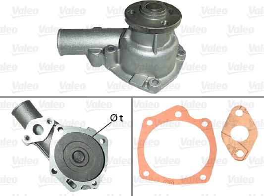 Valeo 506492 - Водяной насос autospares.lv