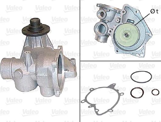 Valeo 506445 - Водяной насос autospares.lv