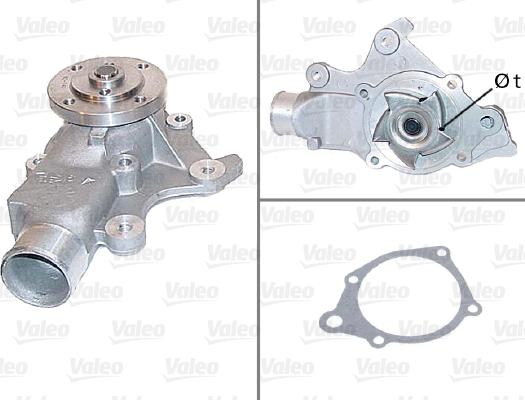 Valeo 506446 - Водяной насос autospares.lv