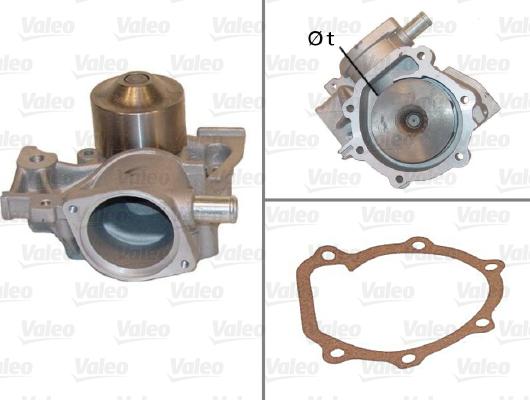 Valeo 506440 - Водяной насос autospares.lv