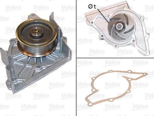 Valeo 506442 - Водяной насос autospares.lv