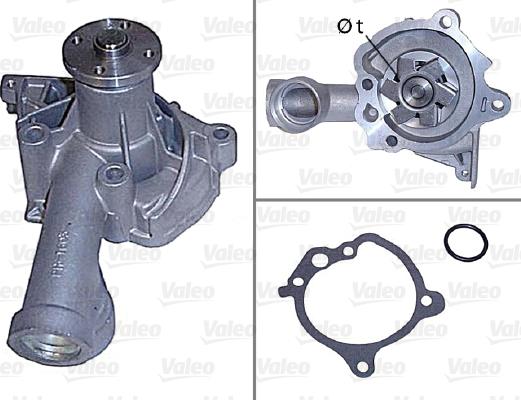 Valeo 506404 - Водяной насос autospares.lv