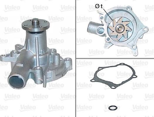 Valeo 506405 - Водяной насос autospares.lv