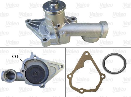 Valeo 506406 - Водяной насос autospares.lv