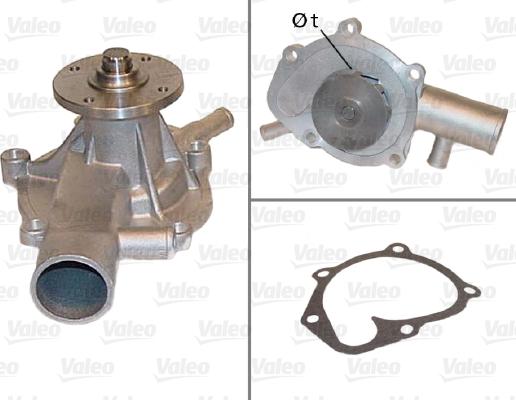 Valeo 506412 - Водяной насос autospares.lv