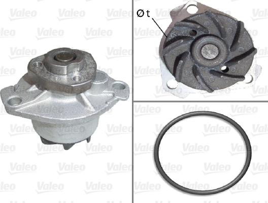 Valeo 506484 - Водяной насос autospares.lv