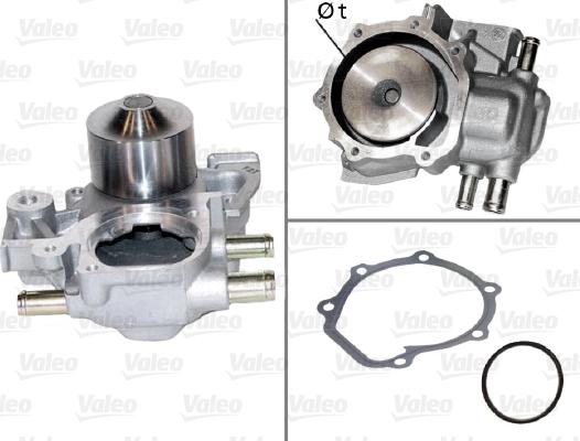 Valeo 506439 - Водяной насос autospares.lv