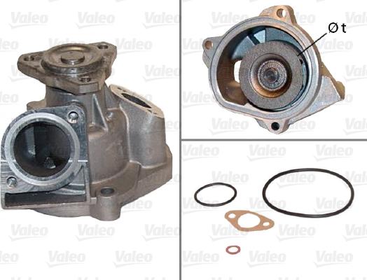 Valeo 506434 - Водяной насос autospares.lv