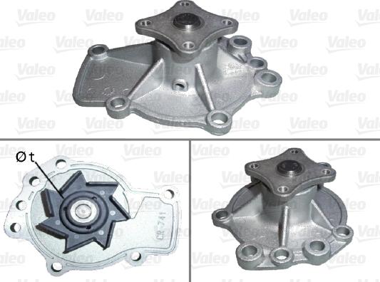 Valeo 506437 - Водяной насос autospares.lv