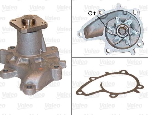 Valeo 506429 - Водяной насос autospares.lv