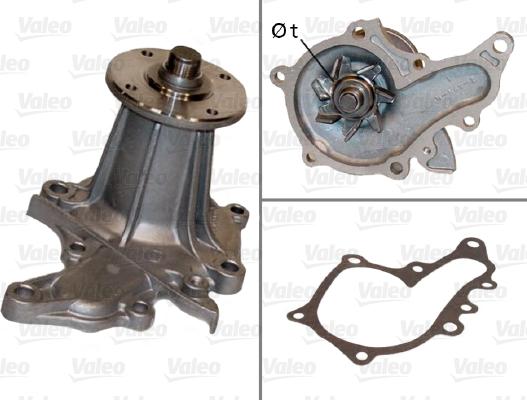 Valeo 506423 - Водяной насос autospares.lv